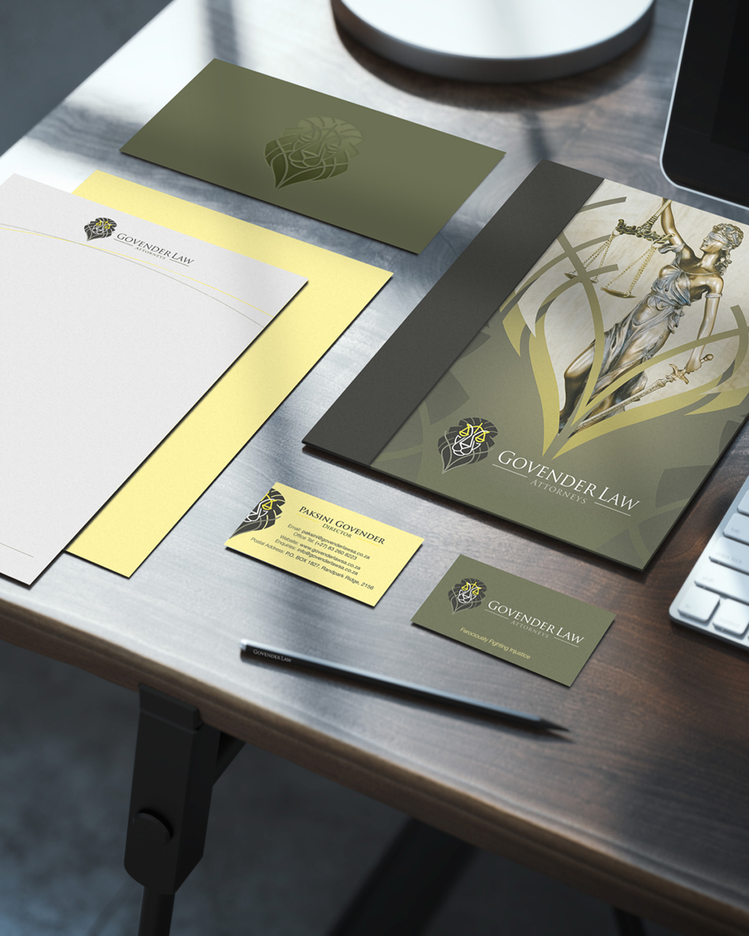 Govender Law stationary