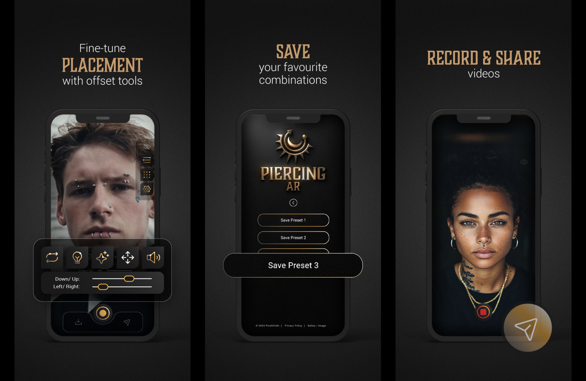 Piercing AR App Store Collateral