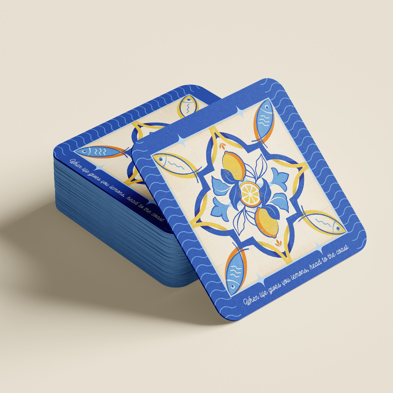 Med Salt & Citrus Coasters