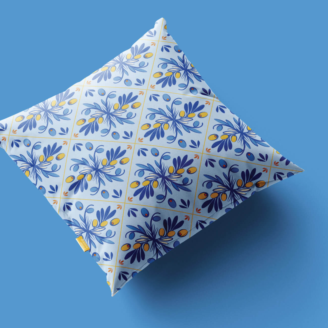 Med Salt and Citrus Cushion